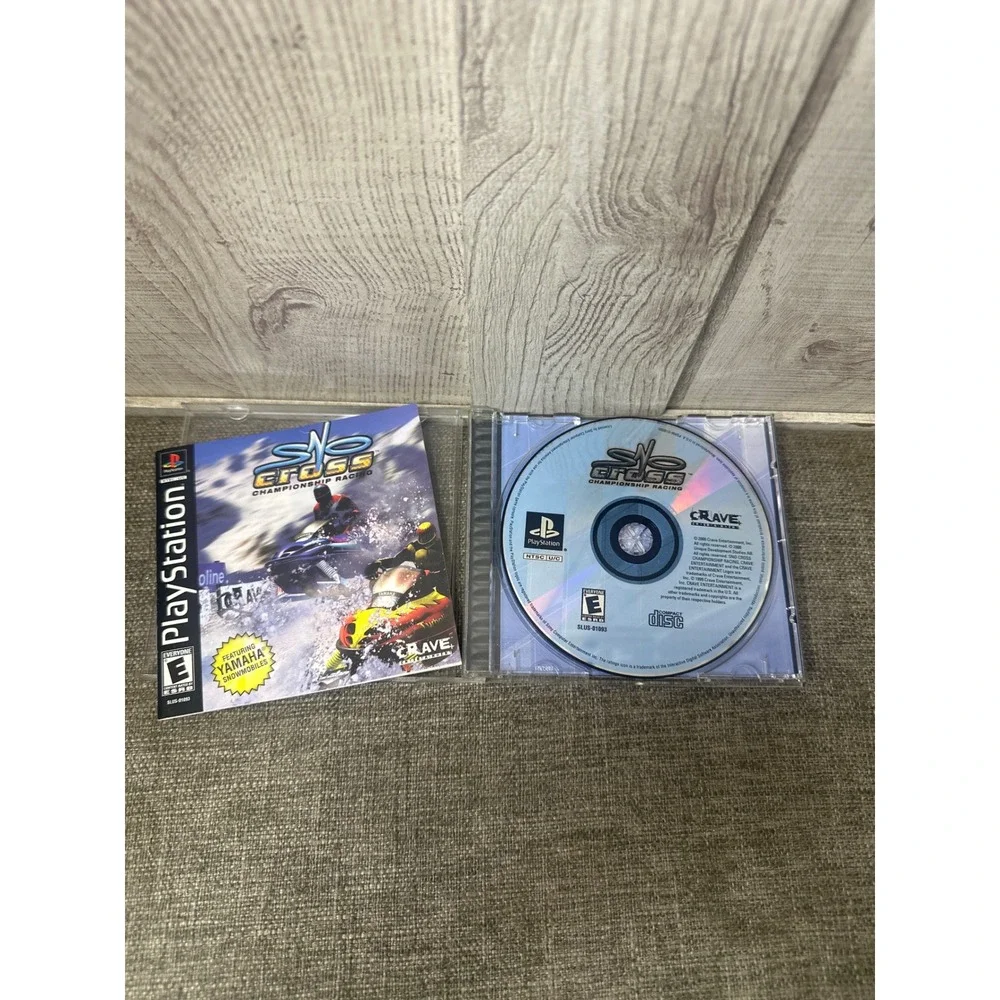 Sno-Cross Championship Racing Sony PlayStation PS1 Yamaha Snowmobile